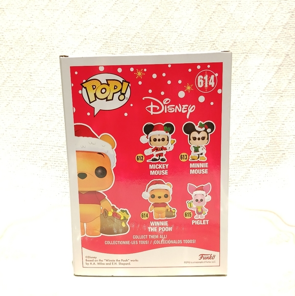 NWT Funko Pop Disney Winnie The Pooh Christmas 614 - Picture 4 of 7